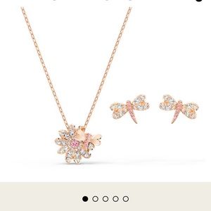 Swarovski Eternal flower dragonfly set